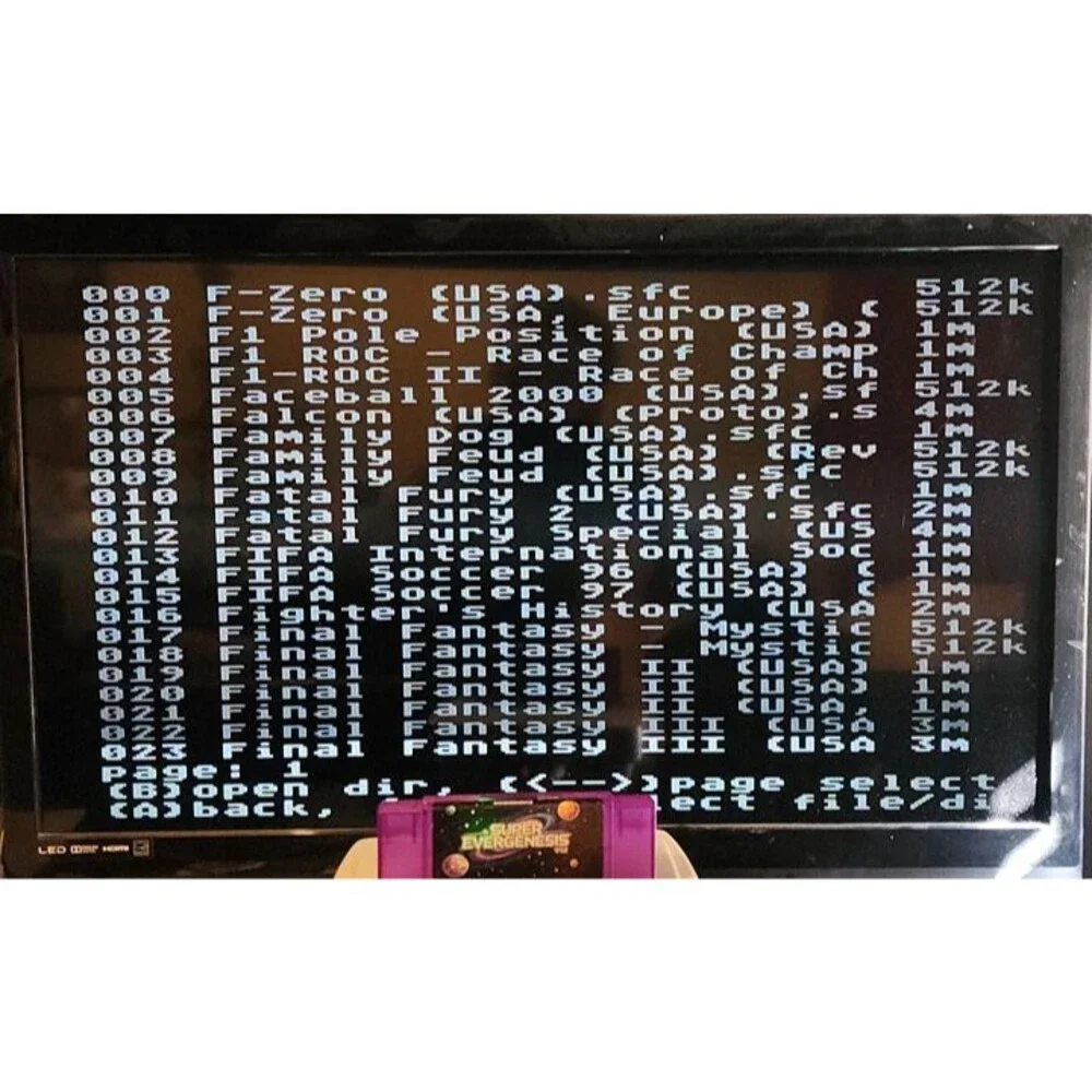 Super Nintendo 3000 in 1 Multi Video Game Cart SNES Retro Gaming Clear purple